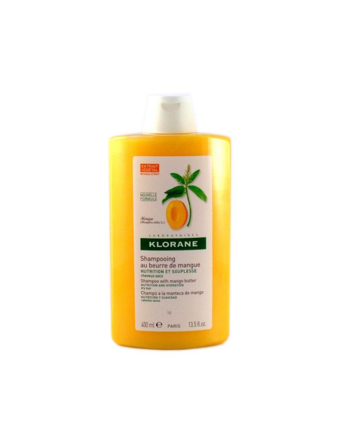 Klorane Champú Tratante Nutritivo a la Manteca de Mango 400ml