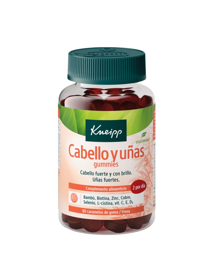 Kneipp Cabello y Uñas 60 Gominolas Fresa