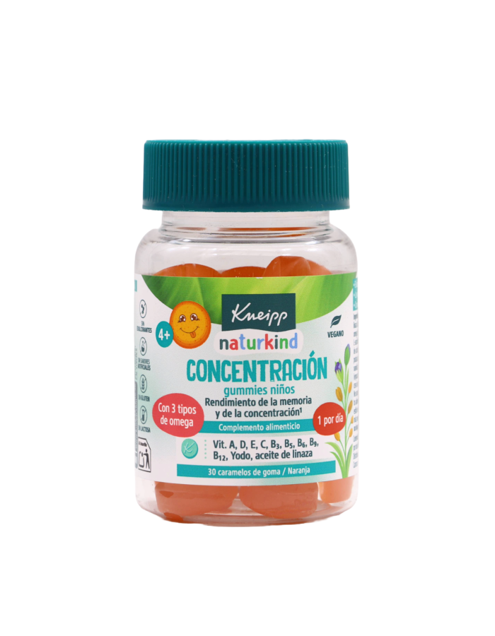 Kneipp Naturkind Concentración 30 Gominolas Naranja