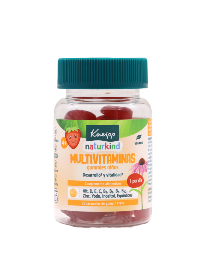 Kneipp Naturkind Multivitaminas 30 Gominolas Fresa