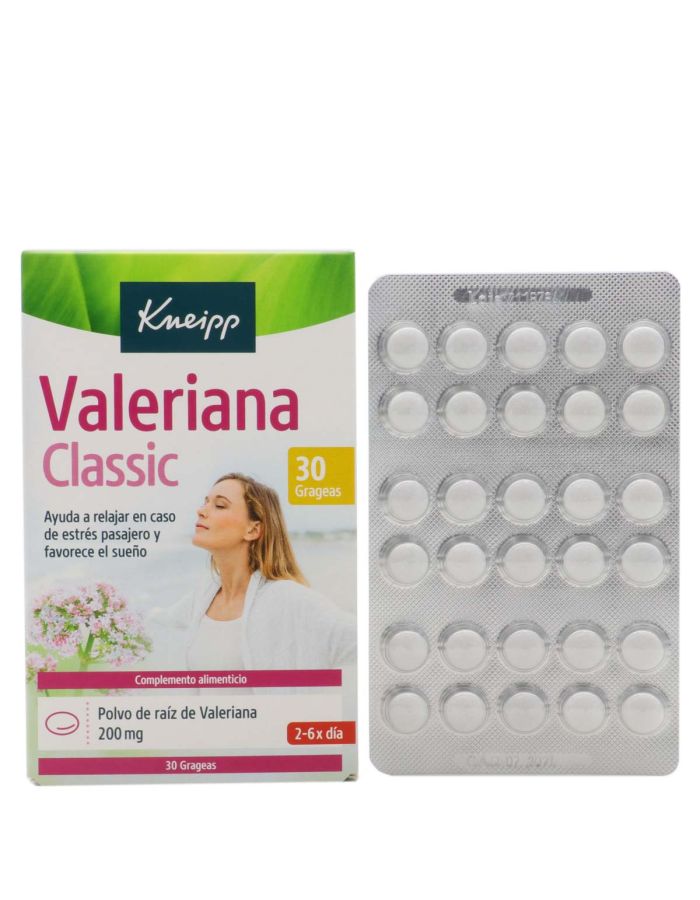 Valeriana Classic Kneipp 30 grageas