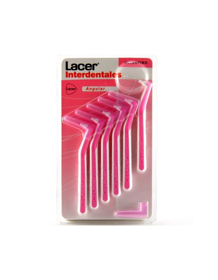 Lacer Interdentales Ultrafino Angular 0,45mm 6 Cepillos