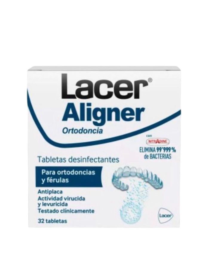 Lacer Aligner Ortodoncia 32 Tabletas Desinfectantes