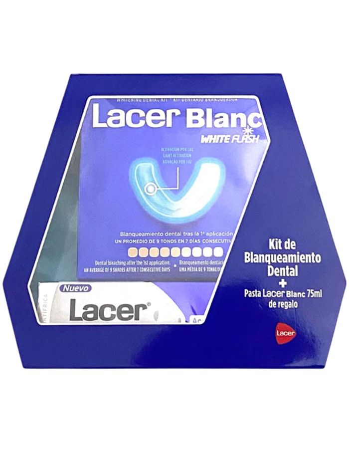 Lacer Blanc Pack Kit de Blanqueamiento Dental + Pasta  Regalo 