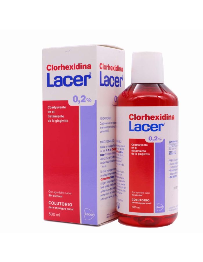 Lacer Clorhexidina Colutorio 0,2% 500ml