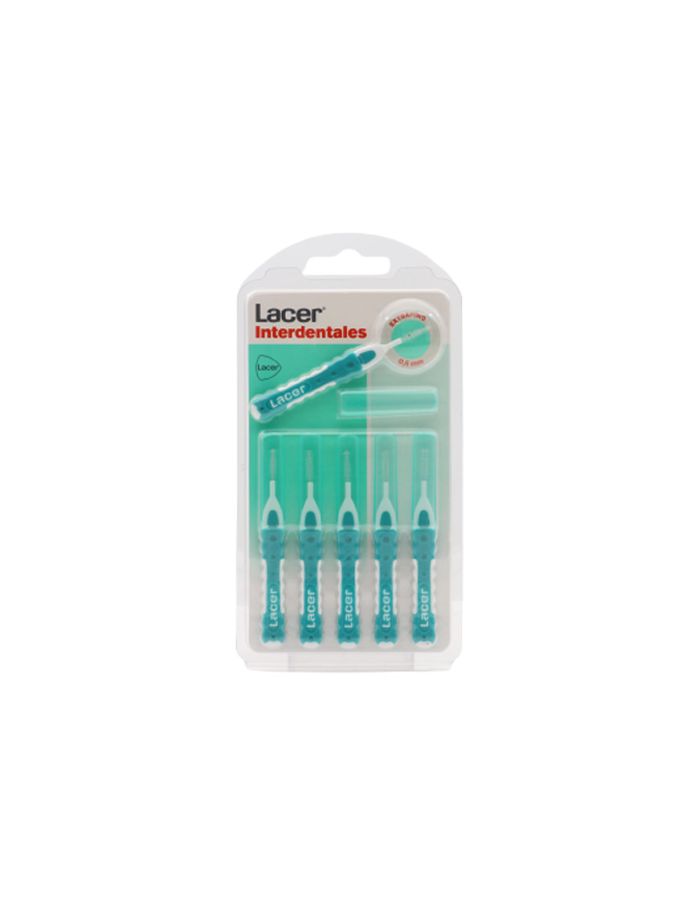 Lacer Interdentales Extrafino Recto 0,6mm 6 Cepillos