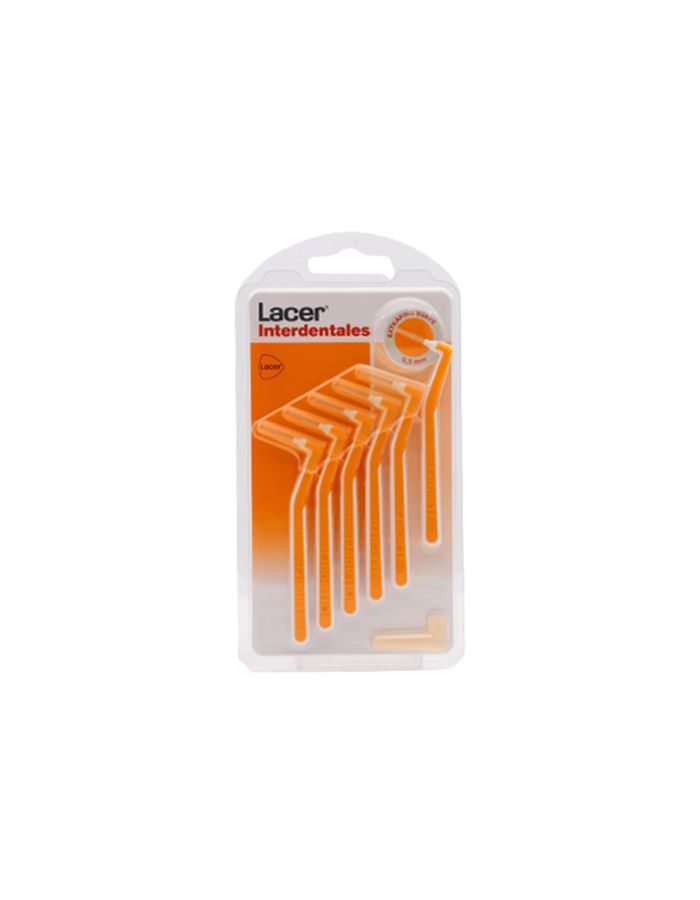 Lacer Interdentales Extrafino Suave Angular 0,5mm 6 Cepillos