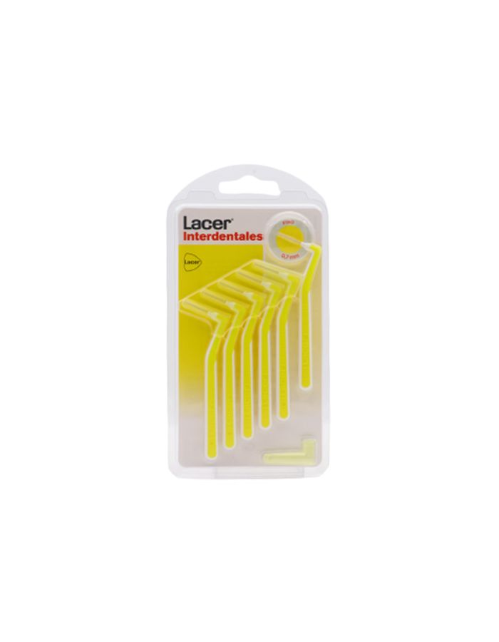 Lacer Interdentales Fino Angular 0,7mm 6 Cepillos