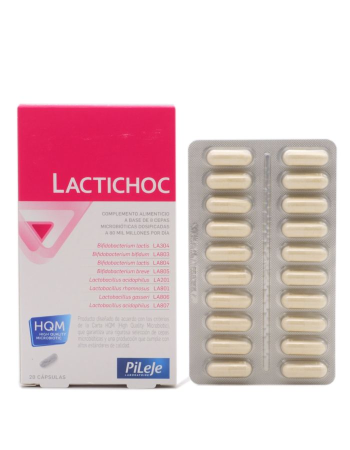 Lactichoc 20 Cápsulas Pileje