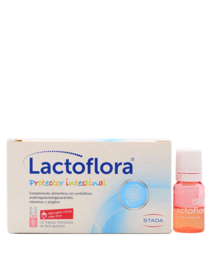 Lactoflora Protector Intestinal Infantil 10 Frascos Monodosis Sabor Fresa