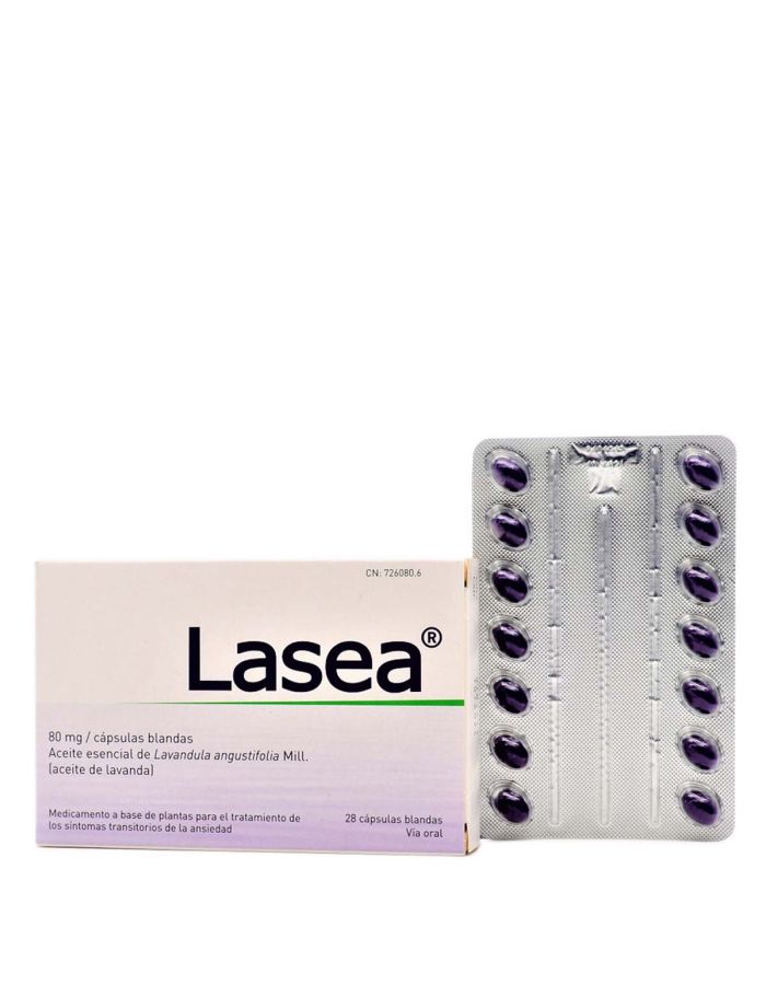 Lasea 80 mg 28 Cápsulas Blandas