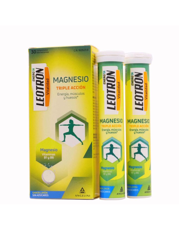 Leotron Magnesio 30 Comprimidos Efervescentes