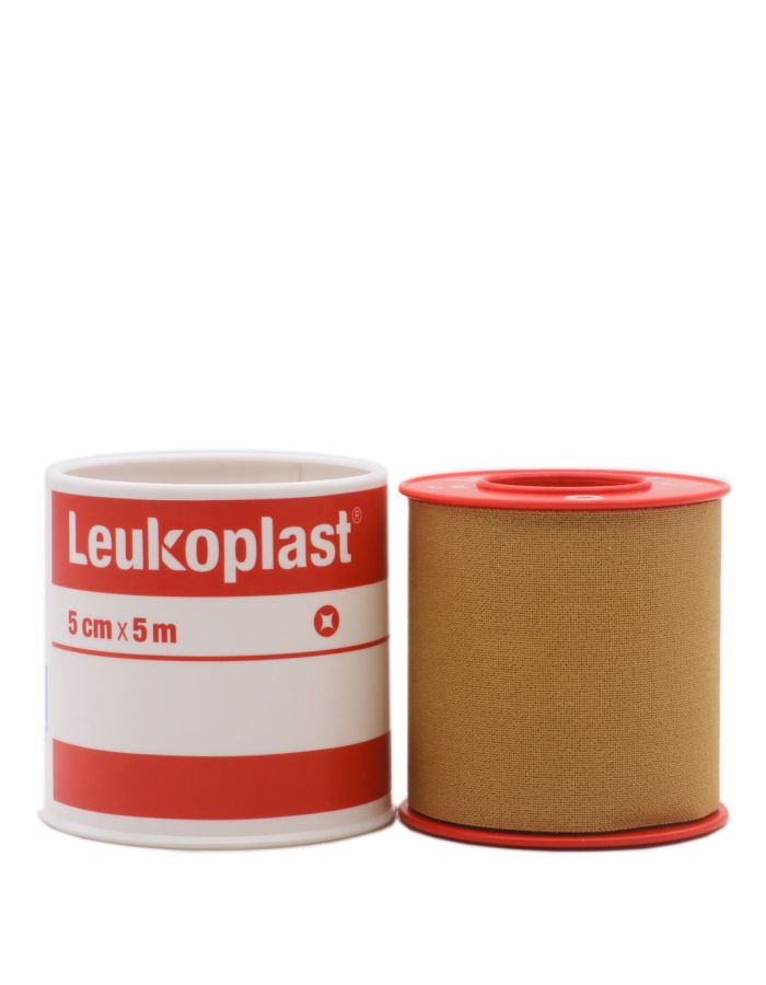 Leukoplast Esparadrapo Tejido Color Piel 5cm x 5m