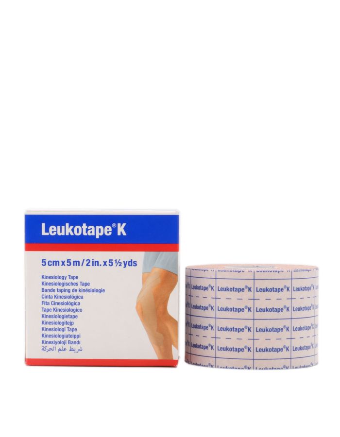 Leukotape K Cinta Kinesiológica Beige 5cm x 5m