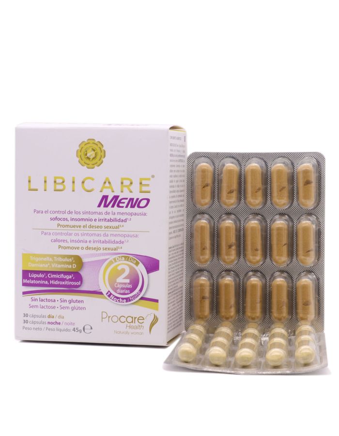 Libicare Meno 30 + 30 Capsulas Día y Noche