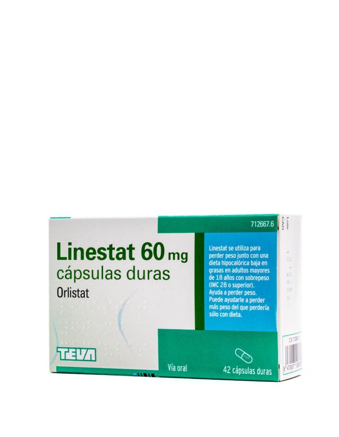 Linestat 60mg Orlistat 42 Cápsulas-1