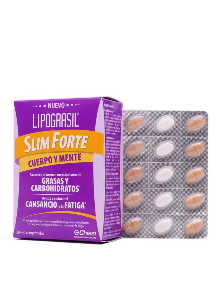Lipograsil Slim Forte Cuerpo y Mente 60 Comprimidos