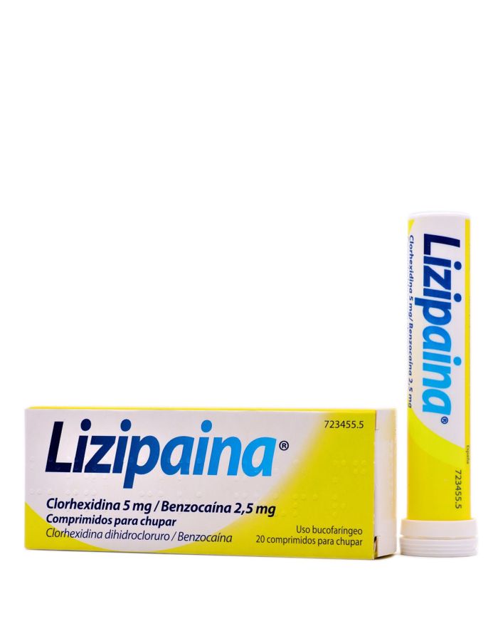 Lizipaina Clorhexidina Benzocaína 20 Comprimidos Para Chupar