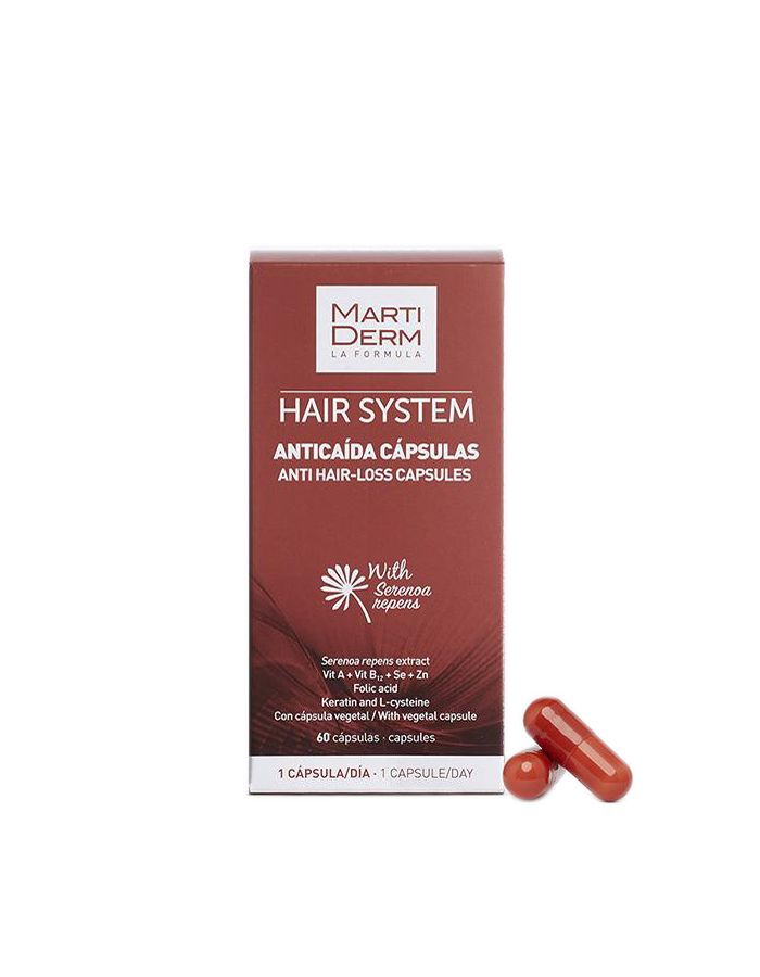 MartiDerm Anticaída 60 Cápsulas Hair System