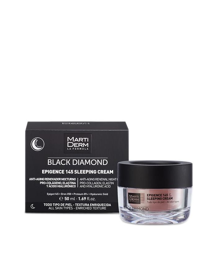 MartiDerm Black Diamond Epigence 145 Sleeping Cream Enriquecida 50ml