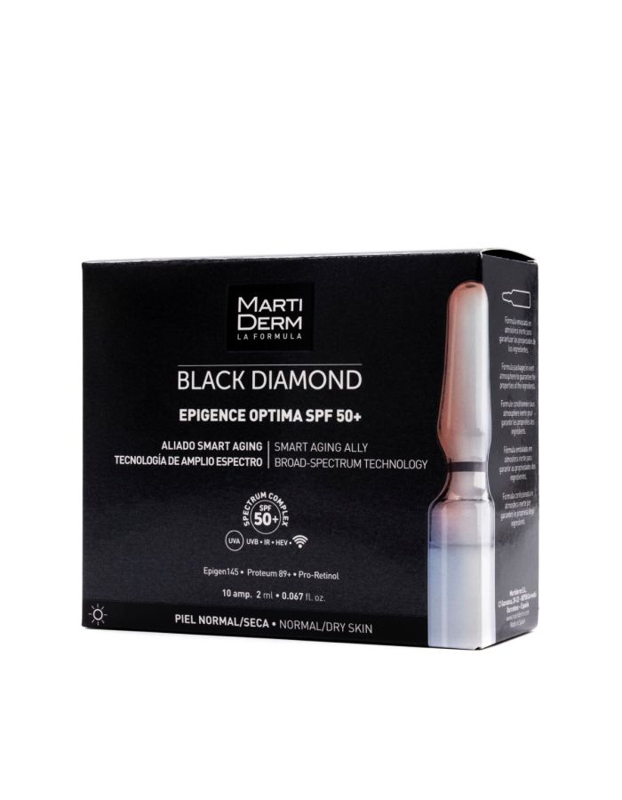 MartiDerm Black Diamond Epigence Optima SPF50+ 10 Ampollas