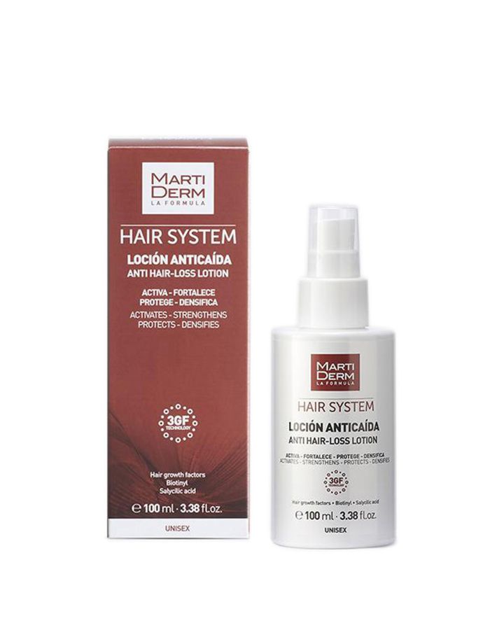 MartiDerm Locion Anticaida 100ml Hair System