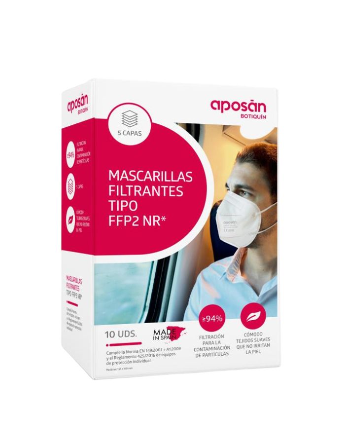 Mascarilla FFP2 Aposan 10 Mascarillas                                                               