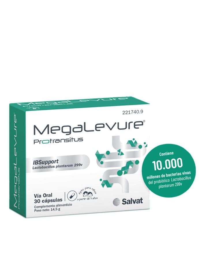 MegaLevure Protransitus 30 Cápsulas 