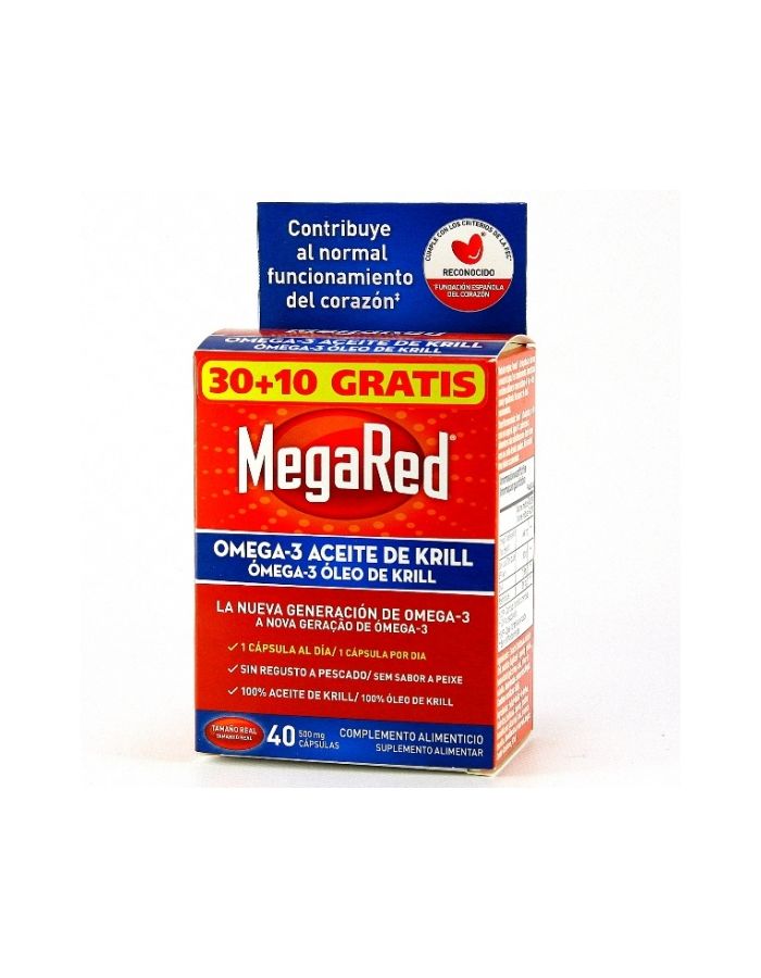 Megared 500 Omega3 Aceite de Krill  30+10Caps Gratis