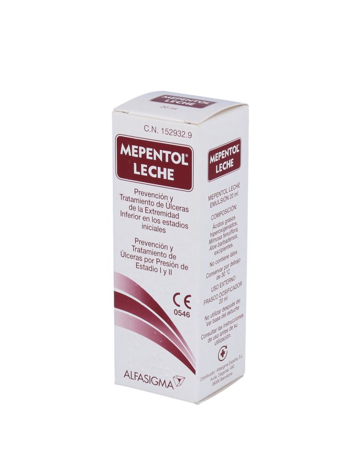 Mepentol Leche Dosificador 20ml Alfasigma