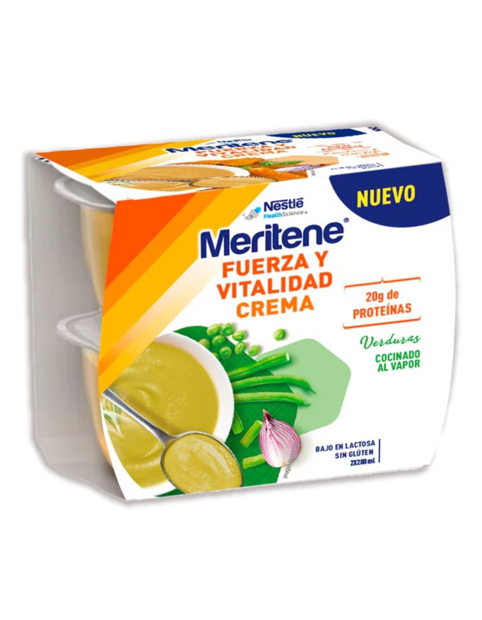 Meritene Fuerza y Vitalidad Crema de Verduras 2x200ml 