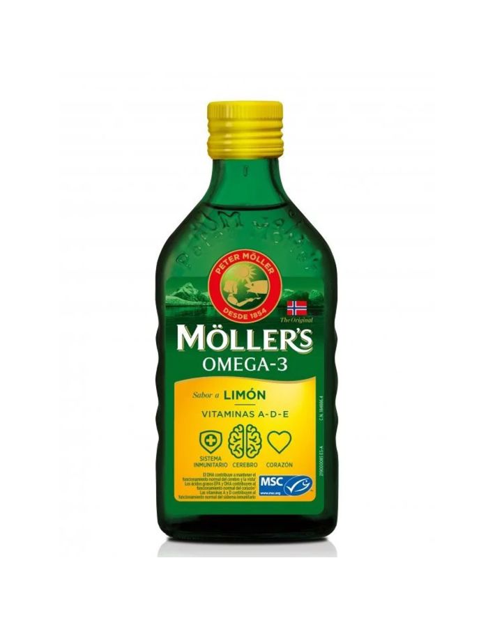Mollers Omega 3 Sabor Limón 250ml