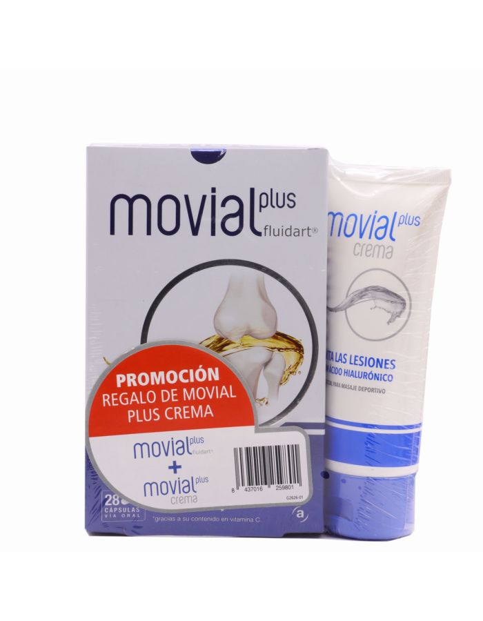 Movial Plus Fluidart 28 Cápsulas+Movial Plus Crema 100ml                                            