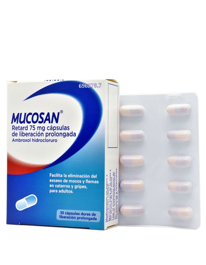 Mucosan Retard 75 mg 30 Cápsulas de Liberación Prolongada