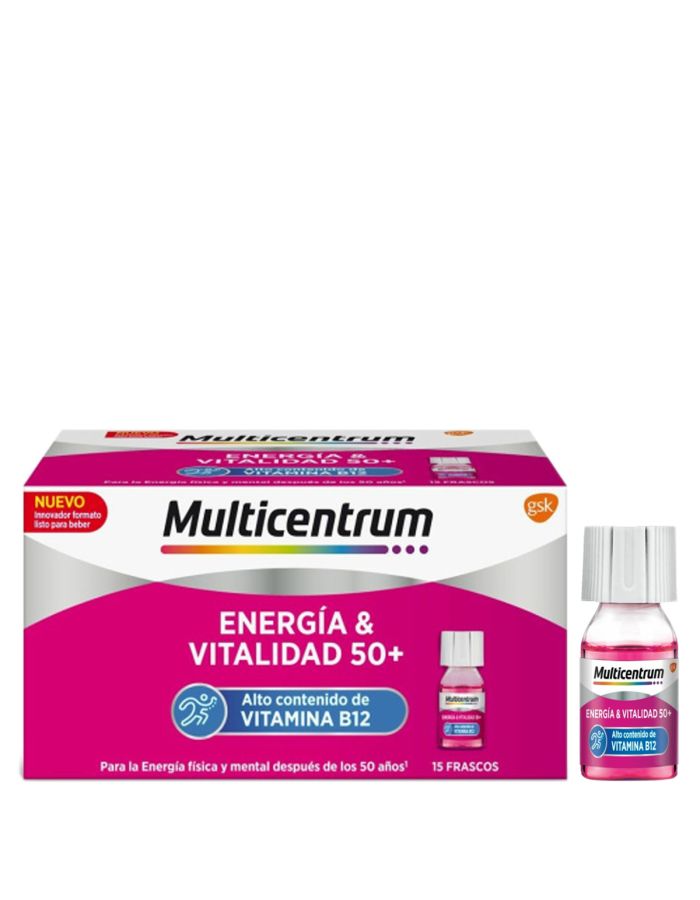Multicentrum Energía y Vitalidad 50+ 15 Frascos