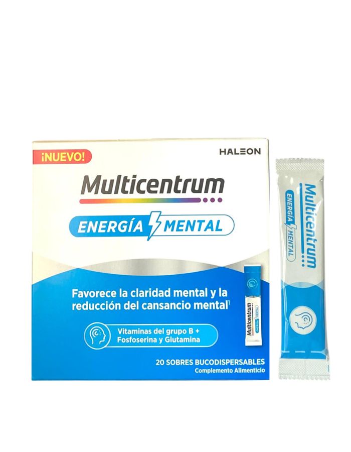 Multicentrum Energía Mental 30 Sobres Bucodispersables 