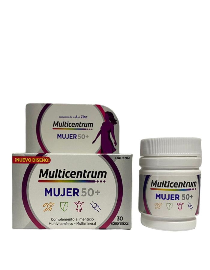 Multicentrum Mujer 50+ 30 Comprimidos