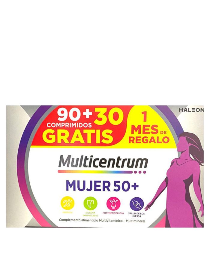 Multicentrum Mujer 50+ 90+30 Comprimidos Pack