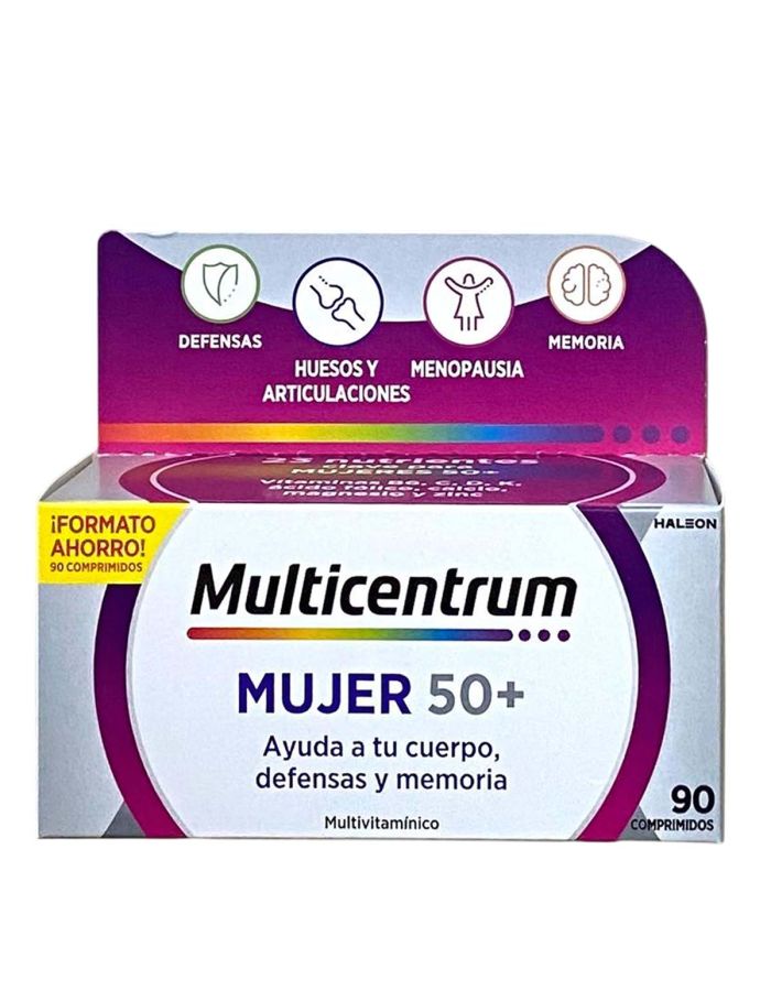 Multicentrum Mujer 50+ 90 Comprimidos
