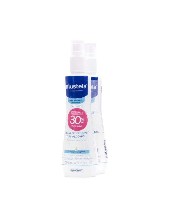 Mustela Agua de Colonia Sin Alcohol 200ml Duplo 30%Dto 2ªUd
