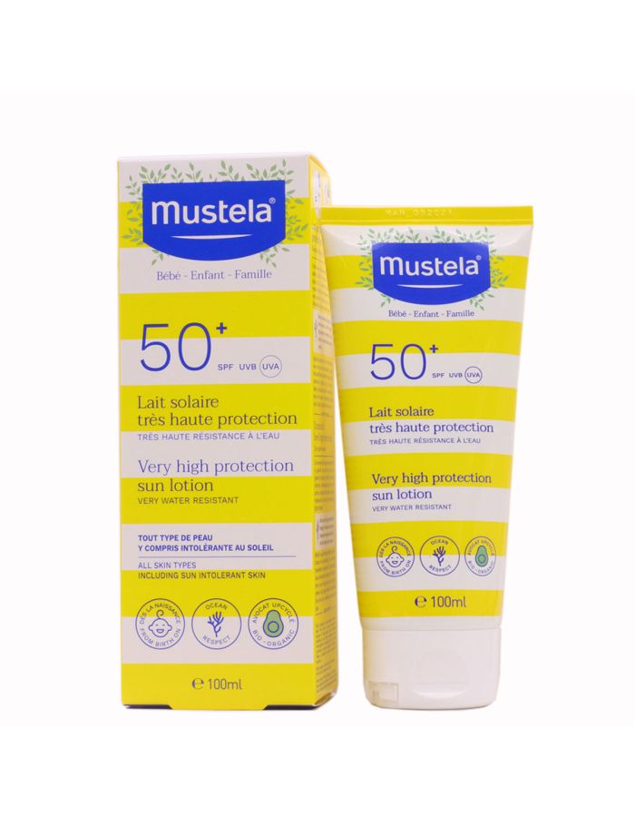 Mustela Solar Leche Muy Alta Protección SPF50+ 100ml