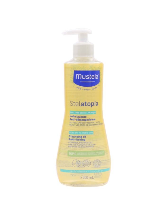 Mustela Stelatopia Aceite de Baño y Ducha 500ml