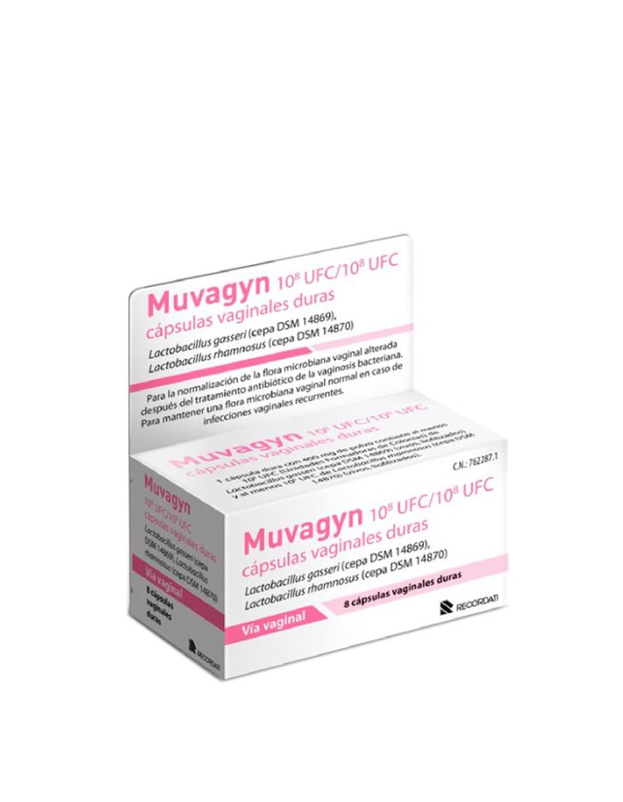 Muvagyn 8 Cápsulas Vaginales