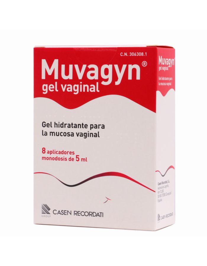 Muvagyn Gel Vaginal 8 Aplicadores Monodosis Casen