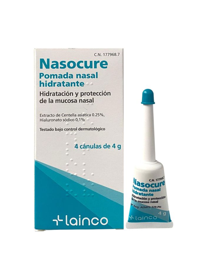Nasocure Pomada Nasal Hidratante 4 Cánulas 