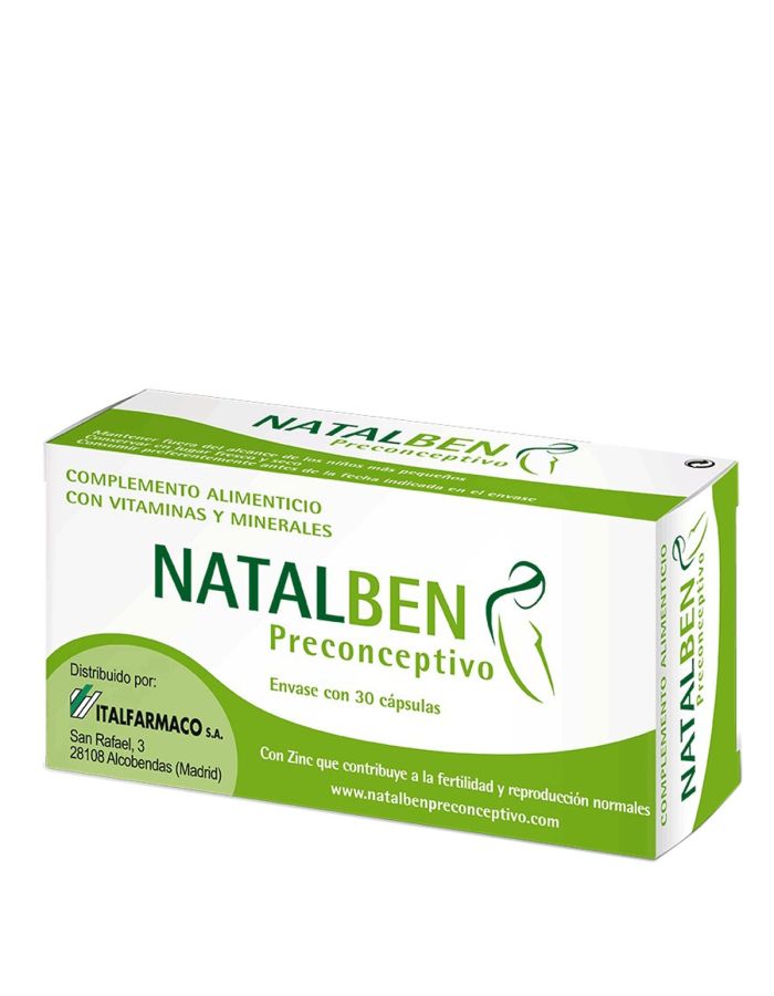 Natalben Preconceptivo 30 Cápsulas