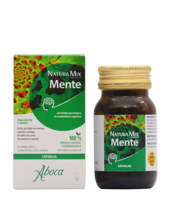 Natura Mix Advanced Mente 50 Cápsulas Aboca