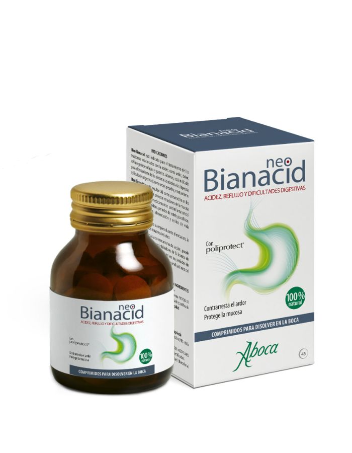 NeoBianacid Acidez y Reflujo 45 Comprimidos para Disolver en la Boca Aboca