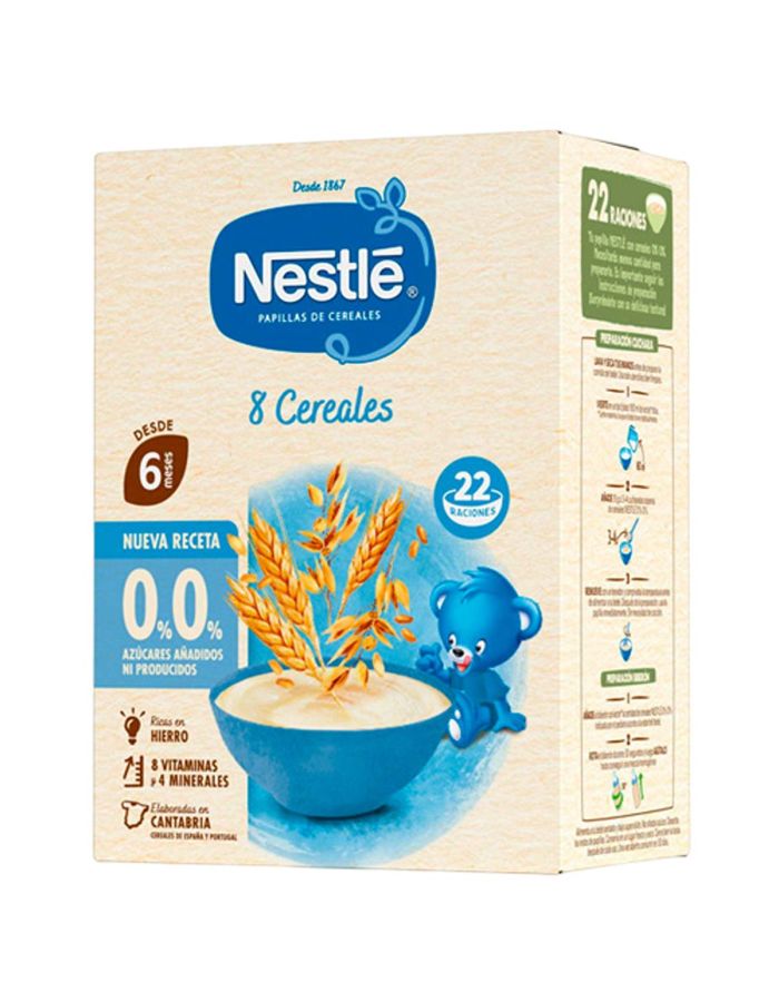 Nestlé Papilla 8 Cereales 330g