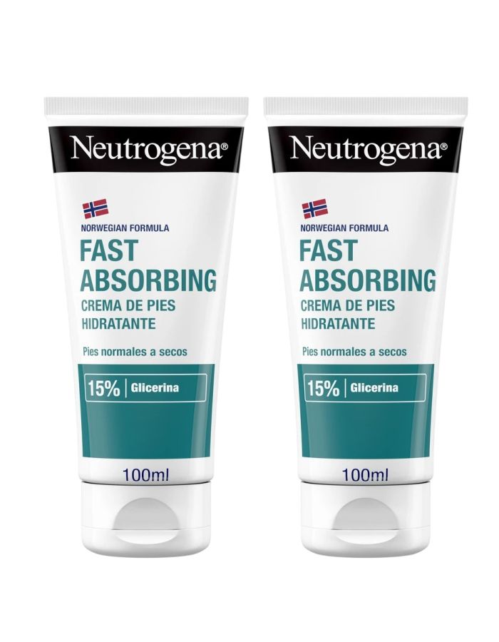 Neutrogena Crema de Pies Absorción Inmediata 100ml x 2 Duplo